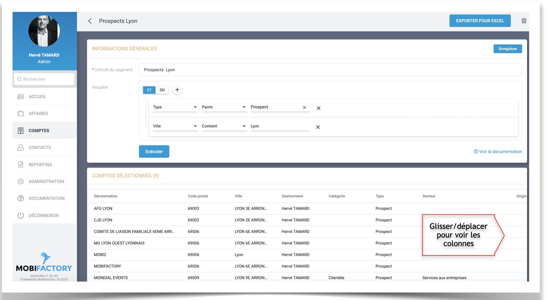 Résultat d'une segmentation